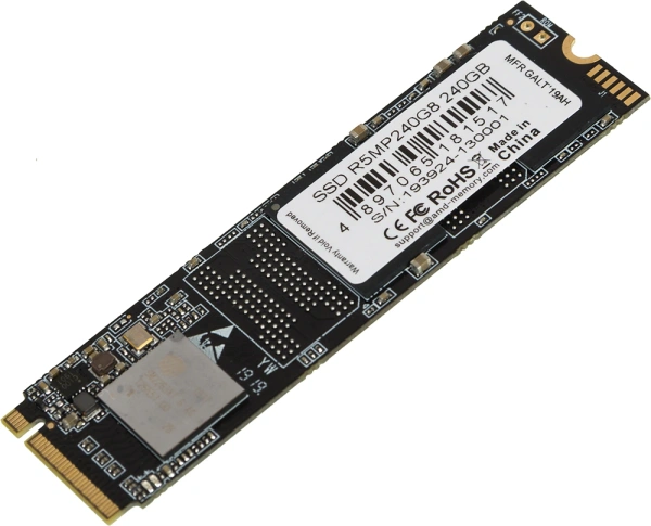 Накопитель SSD AMD PCI-E 3.0 x4 240Gb R5MP240G8 Radeon M.2 2280