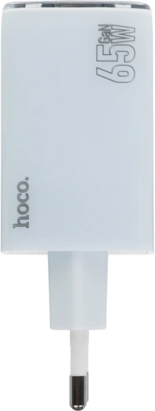 Сетевое зар./устр. Hoco N49 Glorious 65W 3A (PD+QC+AFC) USB/2xUSB Type-C универсальное синий (35479)
