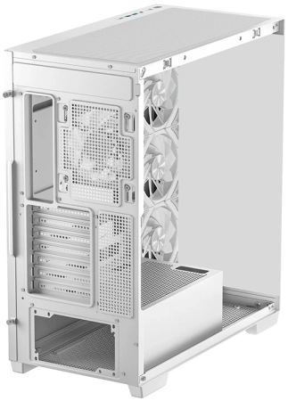 Корпус Deepcool CG580 4F WH белый без БП ATX 8x120mm 3x140mm 1xUSB3.0 audio bott PSU