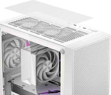 Корпус PcCooler C3B310 WH белый без БП ATX 2xUSB3.0 audio bott PSU