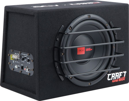 Сабвуфер автомобильный ACV CRAFT B10A 200Вт активный (25см/10")
