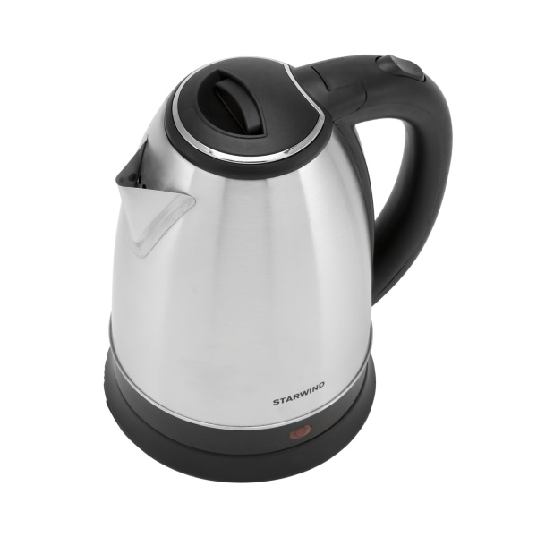 Чайник электрический Starwind SKS1051 1.8л. 1500Вт серебристый матовый/черный (корпус: нержавеющая сталь/пластик)