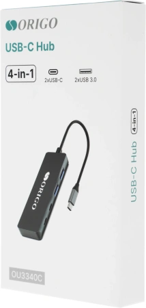 Разветвитель USB-C Origo OU3340C 4порт. (OU3340C/A1A)
