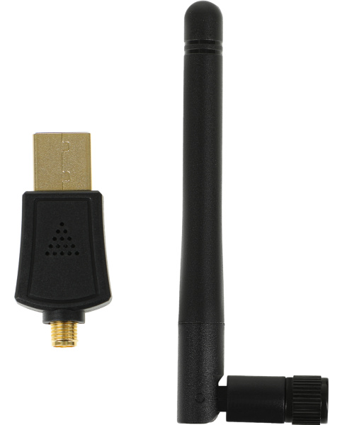 Сетевой адаптер WiFi Digma DWA-AC600E AC600 USB 2.0 (ант.внеш.съем) 1ант. (упак.:1шт)