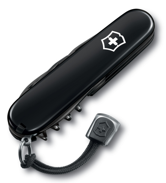 Нож перочинный Victorinox Spartan Onyx Black (1.3603.31P) 91мм 12функц. черный карт.коробка