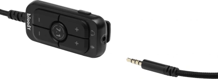 Наушники с микрофоном A4Tech Bloody M590i желтый/серый 1м мониторные USB оголовье (M590I SPORTS LIME)