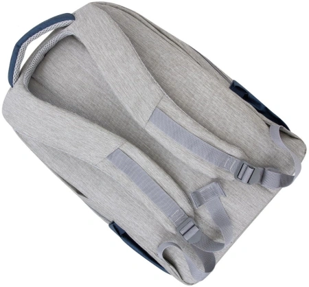 Рюкзак для ноутбука 17.3" Riva 7567 серый/темно-синий полиэстер