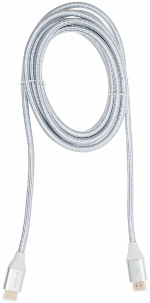 Кабель аудио-видео Cactus CS-HDMI.2.1-3 HDMI (m)/HDMI (m) 3м. позолоч.конт. серебристый