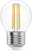 Лампа филам. Gauss Filament 8Вт цок.:E27 шар 220B св.свеч.бел.нейт. (упак.:10шт) (52228)