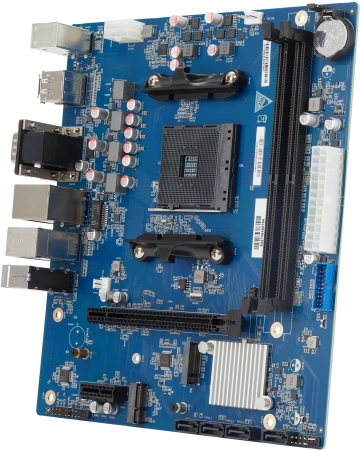 Материнская плата IRU A520M-VHDi/M.2 Soc-AM4 AMD A520 mATX AC`97 8ch(7.1) GbLAN+VGA+HDMI+DP