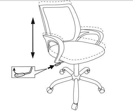 Кресло Бюрократ CH-695NLTSL черный TW-01 TW-11 сетка/ткань крестов. металл хром