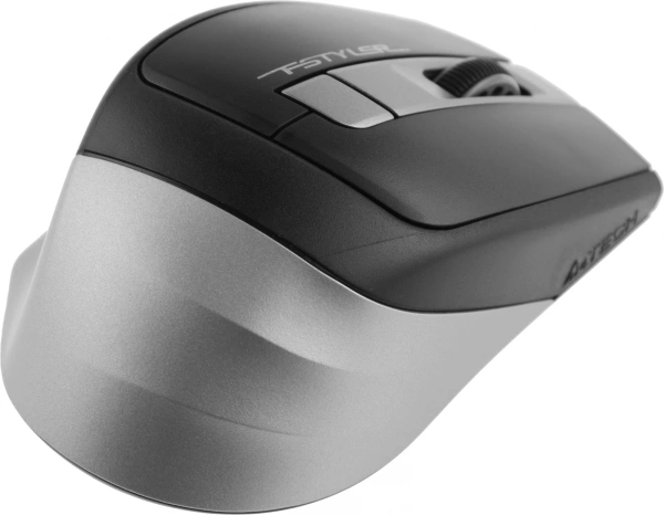 Мышь A4Tech Fstyler FG35 серый/черный оптическая (2000dpi) беспроводная USB (6but)