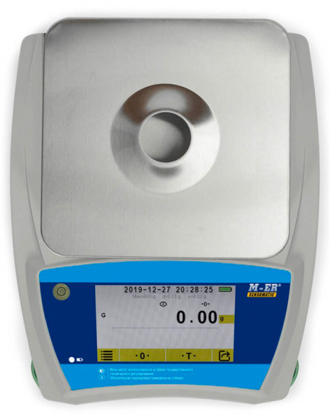 Весы лабораторные Mertech M-ER 123ACFJR-300.01 белый (3179)