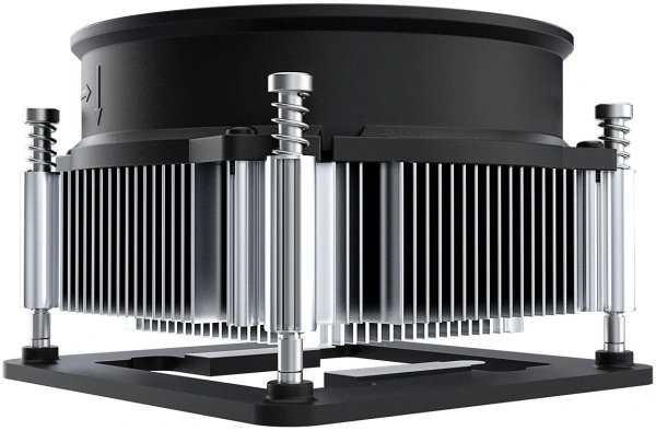 Устройство охлаждения(кулер) ID-Cooling DK-19 PWM Soc-1700/1851 черный 4-pin 14-26dB Al 95W 340gr Ret