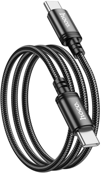 Кабель Hoco X89 Wind X89 WIND TYPE-C TO TYPE-C USB-C-USB-C 1м черный коробка