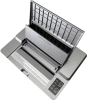 Шредер Office Kit SA200 (1,9х10) серый/черный с автоподачей (секр.P-5) фрагменты 200лист. 23лтр. пл.карты
