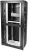Шкаф серверный ЦМО (ШТК-СП-42.8.12-44АА-9005) напольный 42U 800x1200мм пер.дв.перфор. задн.дв.перфор. 2 бок.пан. направл.под винты 1350кг черный 890мм 173кг 180град. 1950мм IP20 сталь