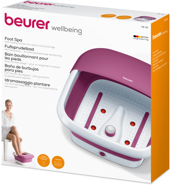 Гидромассажная ванночка для ног Beurer FB30 60Вт фиолетовый