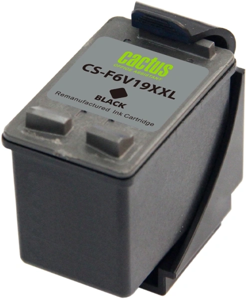 Картридж струйный Cactus CS-F6V19XXL №123XL CS-F6V19XXL 123 XXL черный (1000стр.) (20мл) для HP DeskJet 1110/1111/1112/2130