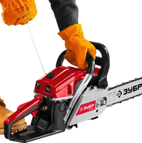 Бензопила Зубр ПБЦ-М52-45 2600Вт 3.9л.с. дл.шины:18" (45cm)