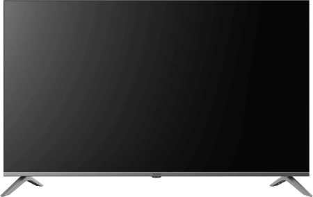 Телевизор LED Digma 50" DM-LED50UBB41 Android TV Frameless Metal темно-серебристый/серебристый 4K Ultra HD 60Hz DVB-T DVB-T2 DVB-C DVB-S DVB-S2 USB WiFi Smart TV