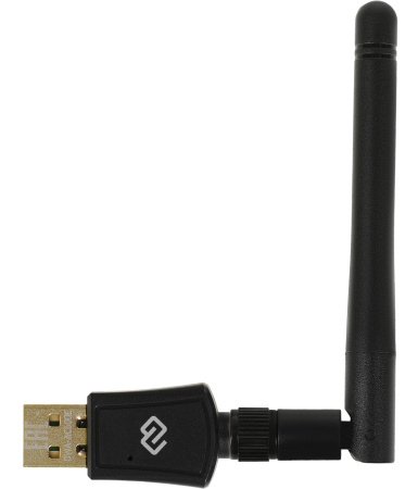 Сетевой адаптер WiFi Digma DWA-AC600E AC600 USB 2.0 (ант.внеш.съем) 1ант. (упак.:1шт)
