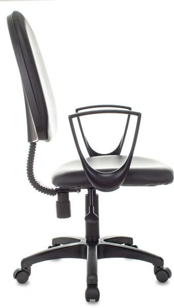 Кресло Бюрократ CH-1300N черный Престиж+ эко.кожа крестов. пластик