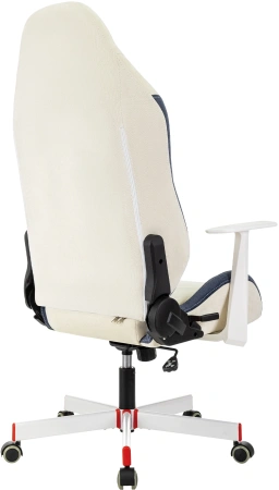 Кресло игровое A4Tech Bloody GC-830 белый с подголов. крестов. пластик белый пластик черный/белый