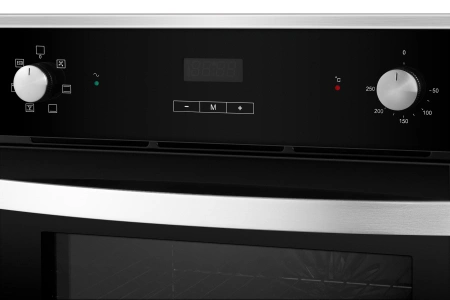 Духовой шкаф Электрический Hyundai HEO 6642 IX серебристый/черный