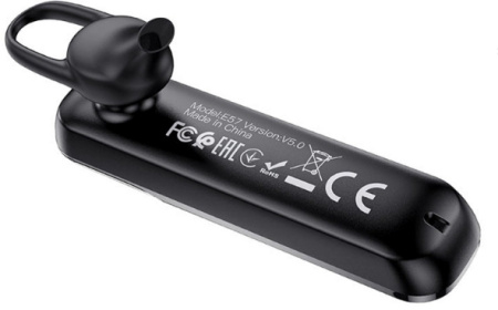 Наушники с микрофоном Hoco E57 черный внутриканальные BT