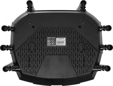Роутер беспроводной Mercusys MR90X AX6000 100/1000/2500BASE-T черный