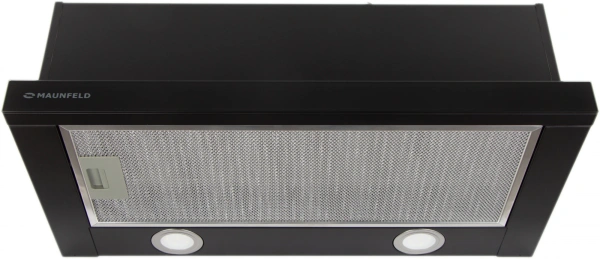 Вытяжка встраиваемая Maunfeld VS Light Glass 60 черный/стекло черное управление: кулисные переключатели (1 мотор)