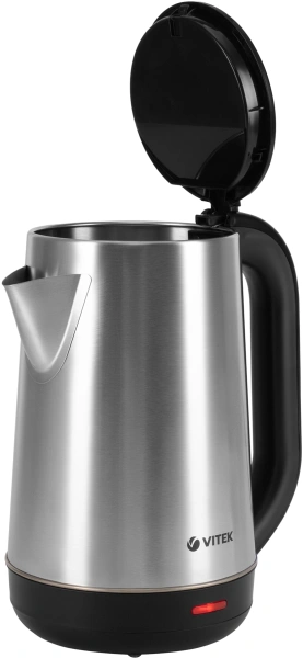 Чайник электрический Vitek VT-1139 1.8л. 2200Вт сталь/черный корпус: нерж.сталь