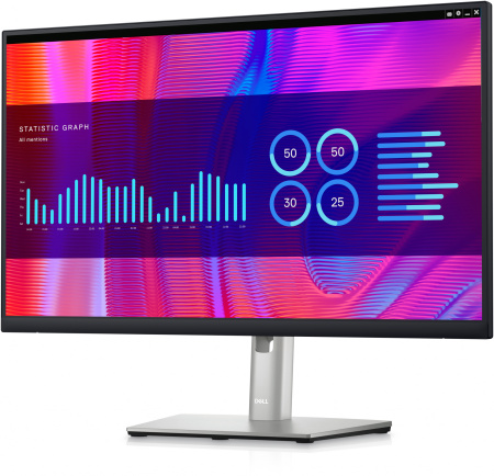 Монитор Dell 23.8" P2423DE черный IPS LED 5ms 16:9 HDMI матовая HAS Piv 1000:1 300cd 178гр/178гр 2560x1440 60Hz DP USB 5.98кг
