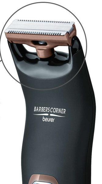 Триммер Beurer HR6000 черный (насадок в компл:1шт)