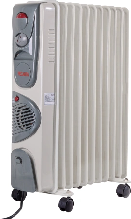 Радиатор масляный Ресанта ОМ-12НВ 2900Вт белый