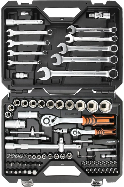 Набор инструментов Patriot SSP-82 82 предмета (жесткий кейс)