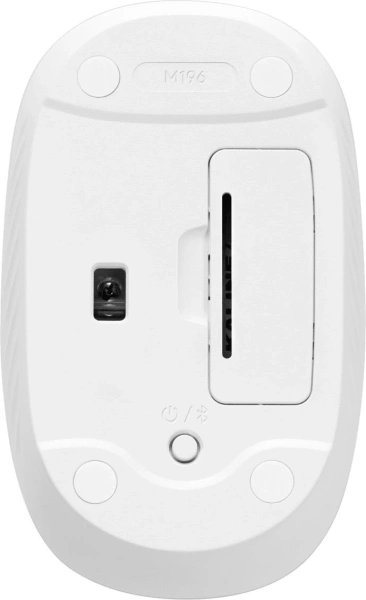Мышь Logitech M196 белый оптическая 1000dpi беспров. BT для ноутбука (910-007316)