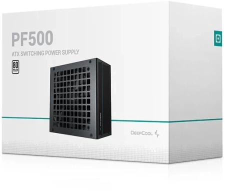 Блок питания Deepcool ATX 500W PF500 V2 80 PLUS WHITE (20+4pin) APFC 120mm fan 6xSATA RTL