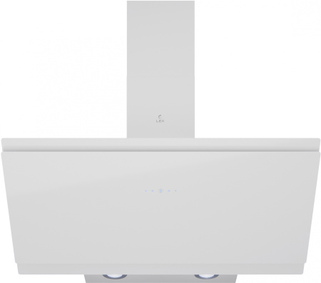 Вытяжка каминная Lex Furia 900 белый управление: сенсорное