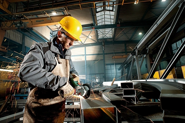 Углошлифовальная машина Metabo WE 15-125 Quick 1550Вт 11000об/мин рез.шпин.:M14 d=125мм (600448000)