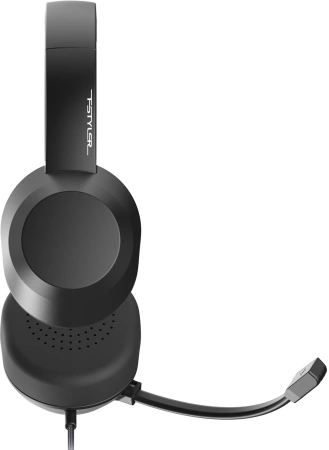 Наушники с микрофоном A4Tech FH150U черный 2м накладные USB (FH150U BLACK)