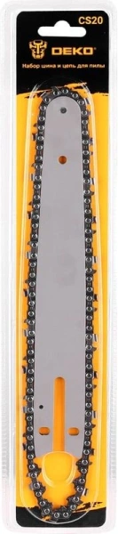 Шина + цепь для цепных пил Deko CS20 1/4" 46звен. для DKCHS 20 (080-2019)