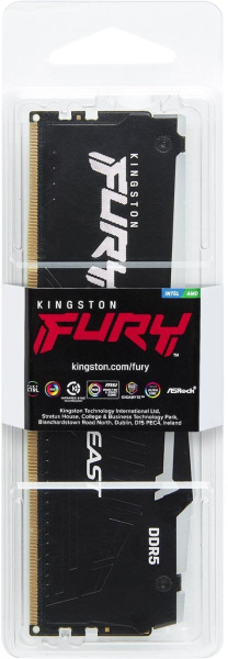 Память DDR5 8GB 6000MHz Kingston KF560C36BBEA-8 Fury Beast Expo RGB RTL Gaming PC5-48000 CL36 DIMM 2