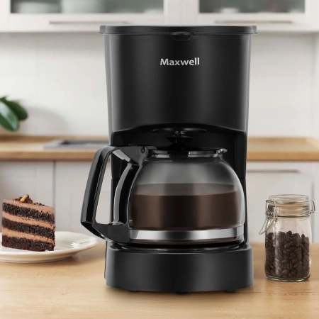 Кофеварка капельная Maxwell MW-1657 BK 600Вт черный
