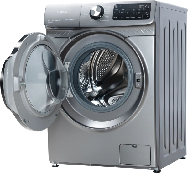 Стиральная машина Бирюса WM-SBM1014/15 M кл.:A+++ фронт. макс.:10кг нержавеющая сталь