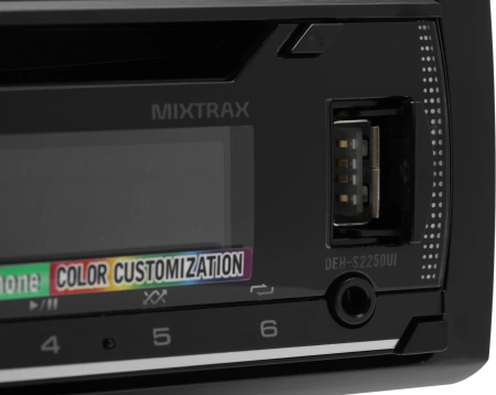 Автомагнитола Pioneer DEH-S2250UI 1DIN 4x50Вт ПДУ RDS