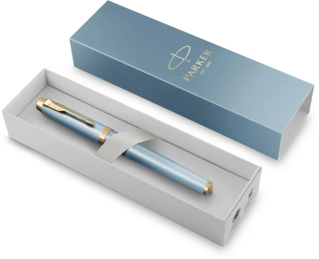 Ручка перьев. Parker IM Writing Rituals F331 (2203892) бирюзовый сталь нержавеющая F подар.кор.