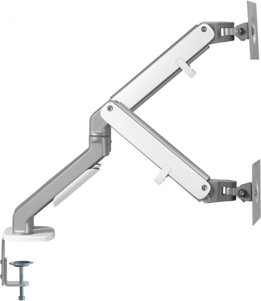 Кронштейн для мониторов Ultramounts UM735SIL серый/серебристый 17"-27" макс.7кг крепление к столешни