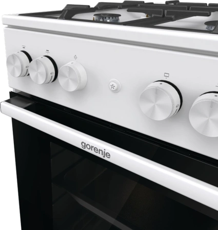 Плита Газовая Gorenje GG5A11WF белый (без крышки) реш.чугун